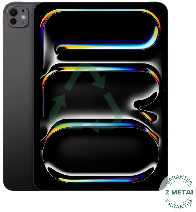 Apple Atnaujintas iPad Pro 11" 5.gen (2024) M4 2TB WiFi + Cellular / Space Juodas (būklė kaip naujas)