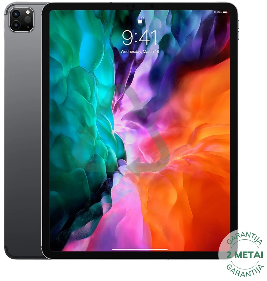 Apple Atnaujintas iPad Pro 12.9" 4.gen 256GB WiFi + Cellular / Space Gray (būklė kaip naujas)