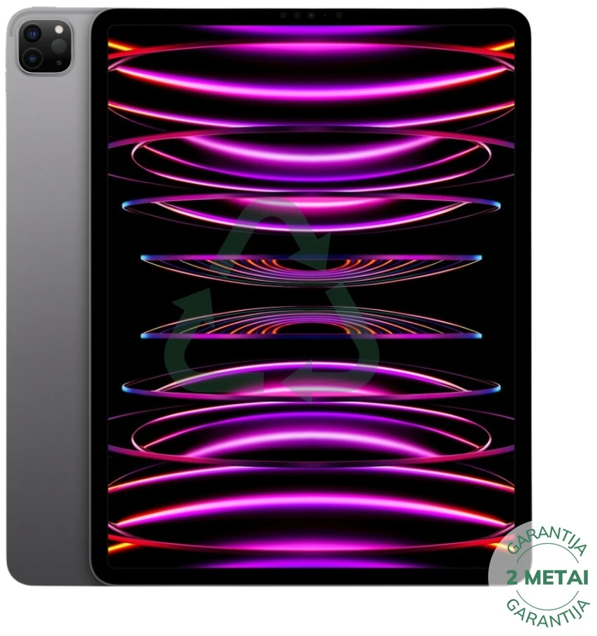 Apple Atnaujintas iPad Pro 12.9" 6.gen 256GB WiFi + Cellular / Space Gray (būklė kaip naujas)