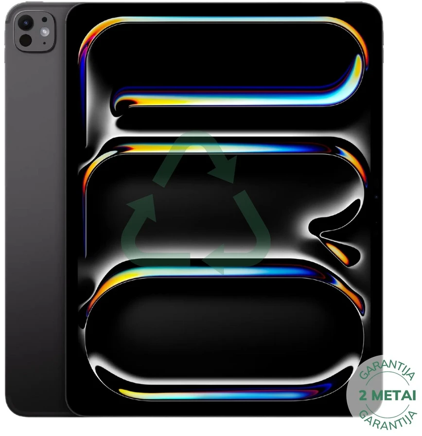 Apple Atnaujintas iPad Pro 13" (2024) M4 1TB WiFi + Cellular / Space Juodas (būklė kaip naujas)