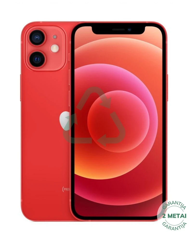 Apple Atnaujintas iPhone 12 Raudona 64GB (būklė kaip naujas)