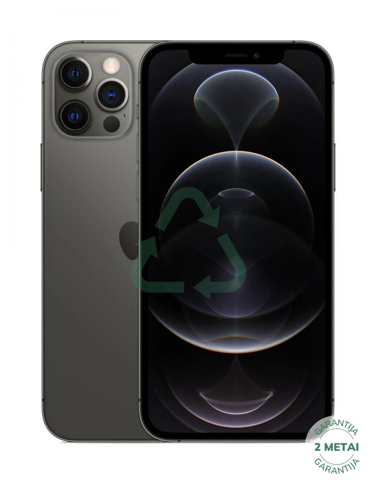 Apple Atnaujintas iPhone 12 Pro Graphite 128GB (būklė kaip naujas)