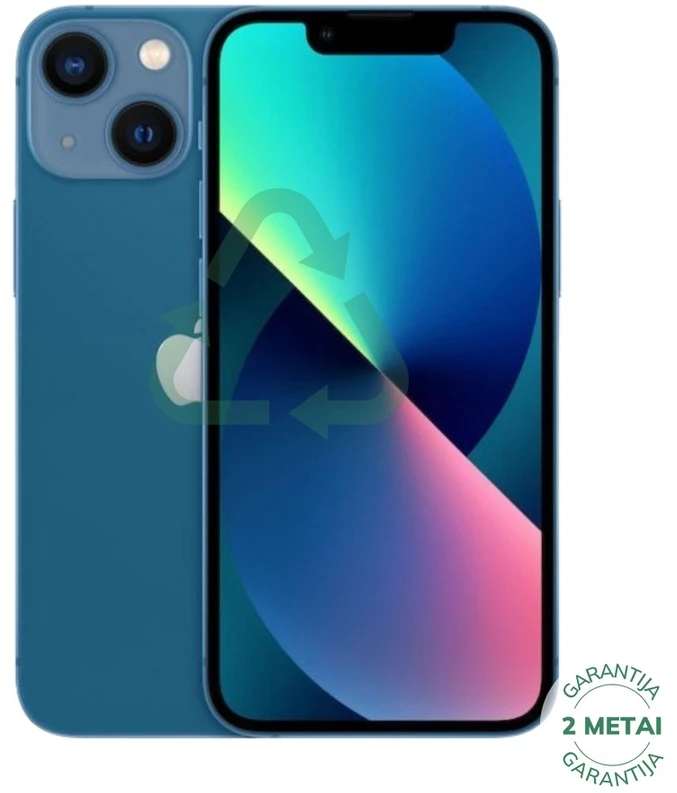 Apple Atnaujintas iPhone 13 Mini Mėlyna 128GB (būklė kaip naujas)