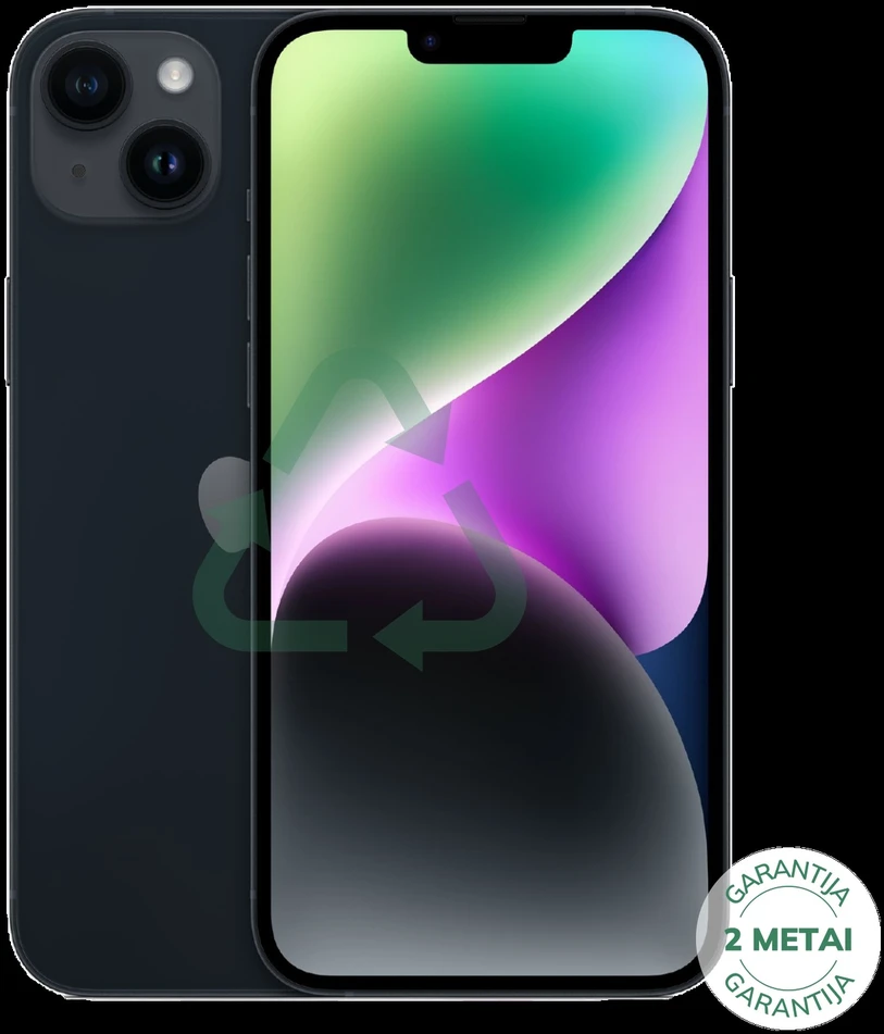 Apple Atnaujintas iPhone 14 Plus Midnight 256GB (būklė kaip naujas)