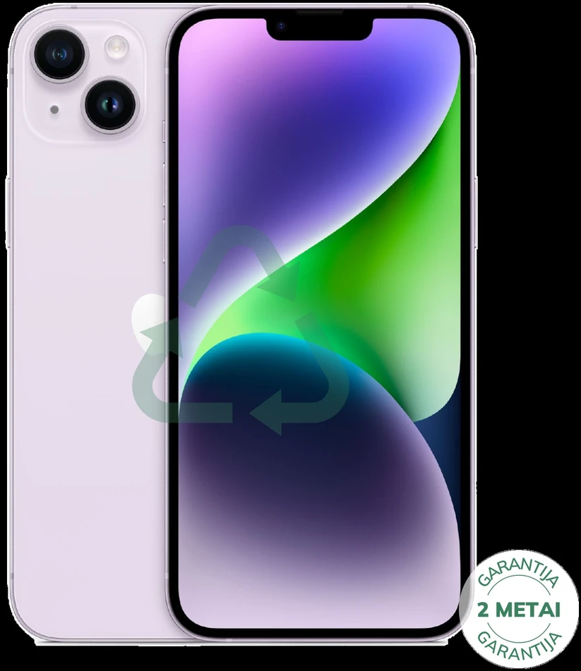 Apple Atnaujintas iPhone 14 Plus Violetinė 256GB (būklė kaip naujas)
