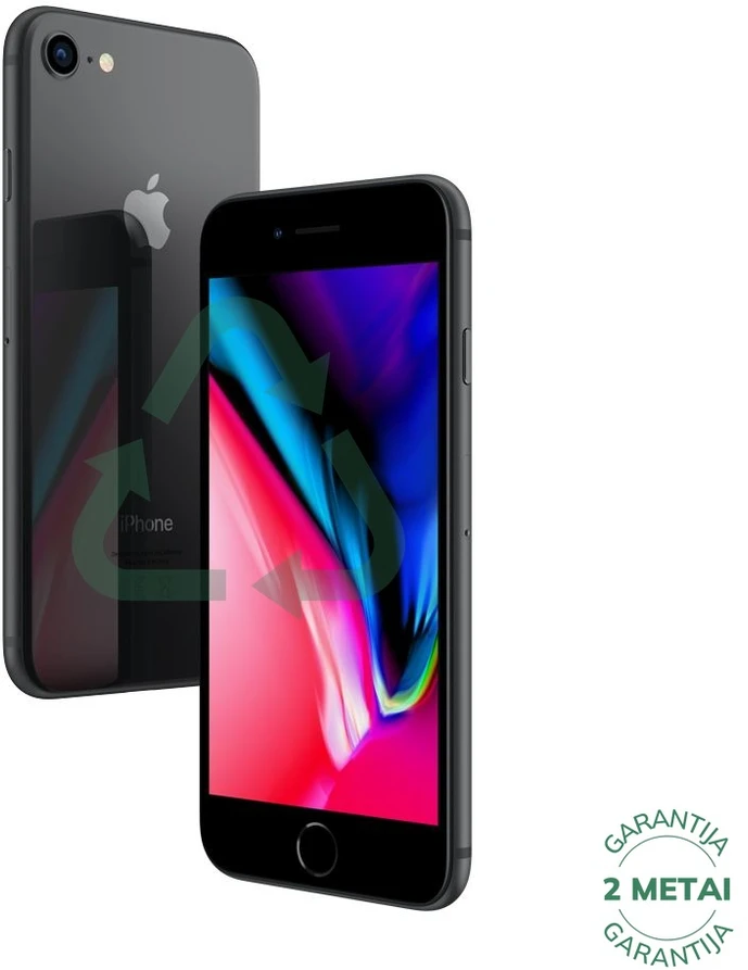 Apple Atnaujintas iPhone 8 Space Gray 64GB (būklė kaip naujas)