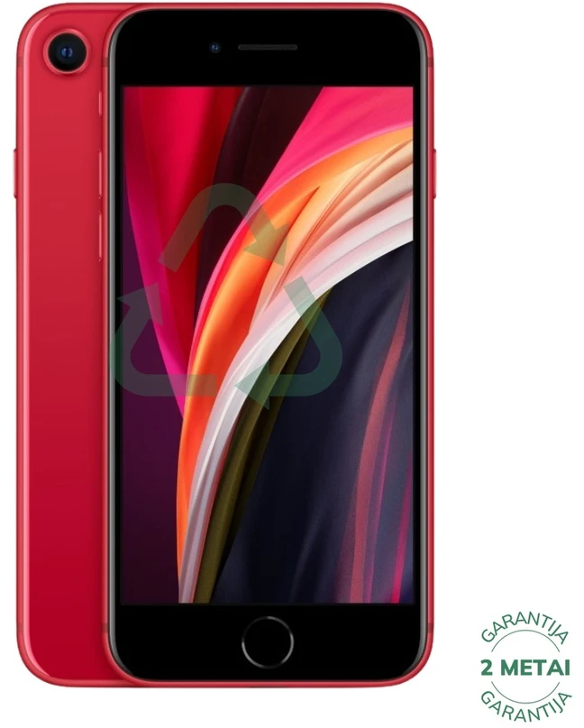 Apple Atnaujintas iPhone SE 2.gen Raudona 64GB (būklė kaip naujas)