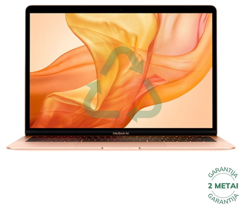 Apple Atnaujintas MacBook Air 2020 Retina 13" - M1 / 8GB / 256GB SSD / Gold (būklė kaip naujas)