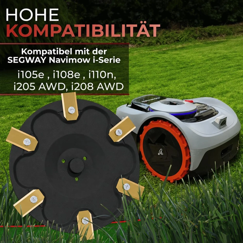 3DHerb pjovimo diskas robotinei vejapjovei Segway Navimow i serijai, 6 peiliams, SG-SWNI100