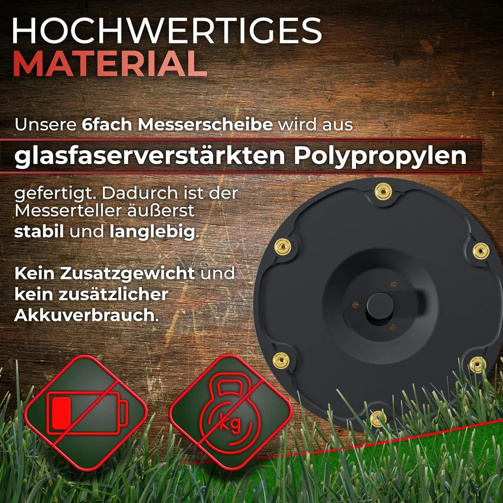 3DHerb pjovimo diskas Segway Navimow H serijos robotams, 6 peiliams, SG-SWNI