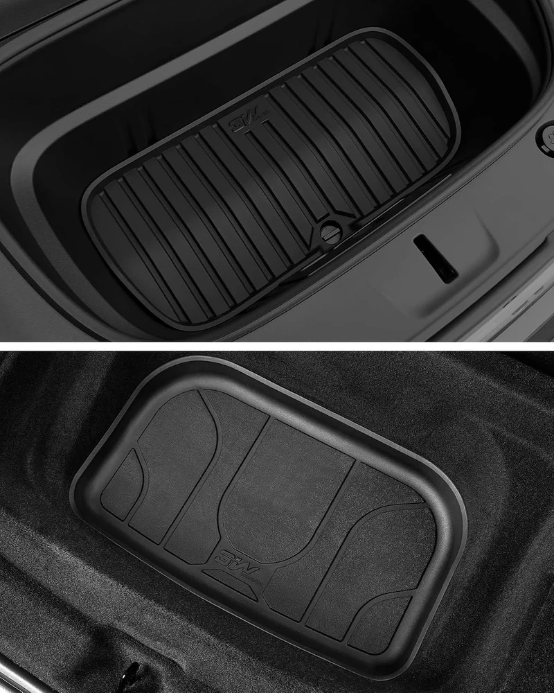 3W bagažinės kilimėlių rinkinys Tesla Model Y Juniper 2025–2026 m., 3 vnt., TPE
