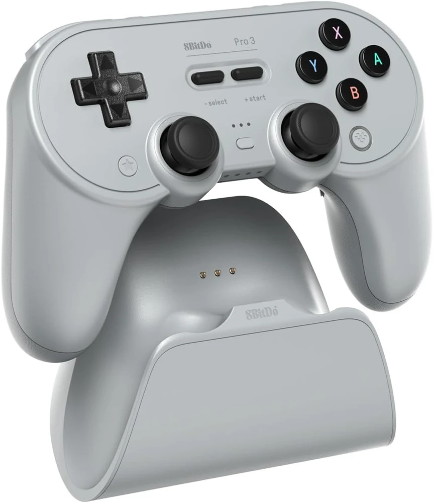 8BitDo Pro 3 Bluetooth Belaidis Pultelis | Pilkas
