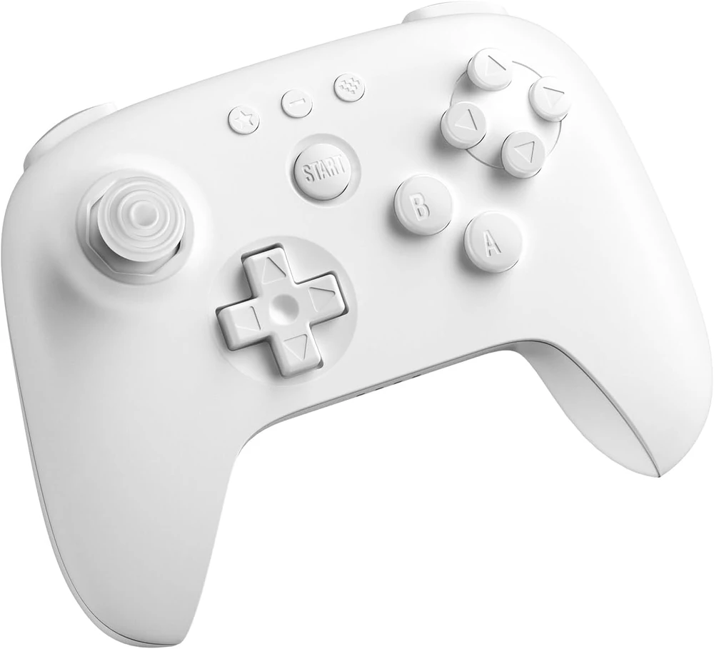 8BitDo 64 Bluetooth valdiklis, baltas