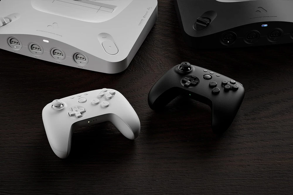 8BitDo 64 Bluetooth valdiklis, baltas