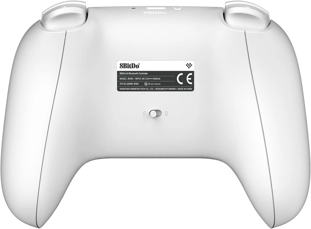 8BitDo 64 Bluetooth valdiklis, baltas