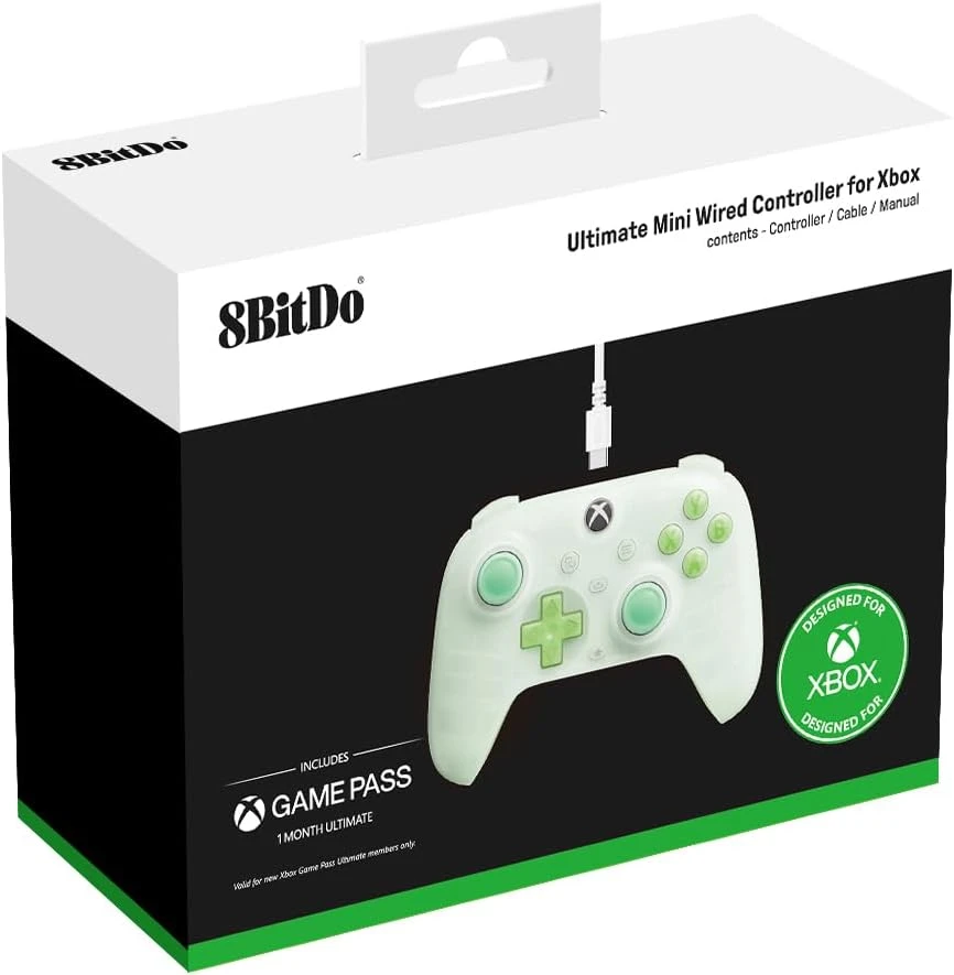8BitDo Ultimate Mini XBOX laidinis valdiklis | Žalias