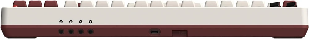 8BitDo Retro belaidė mechaninė klaviatūra (Hot-Swap) (Kailh Box switch, US) - (Fami Edition)