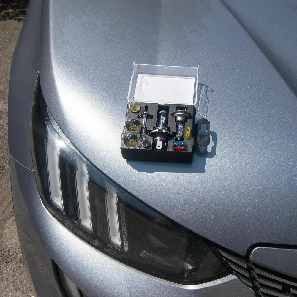 AA automobilių halogeninių lempučių ir saugiklių rinkinys H1 H4 H7 55 W 5060114611528