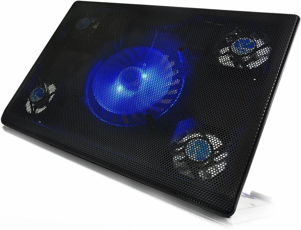 AAB Cooling AABCOOLING nešiojamojo kompiuterio aušinimo stovas su 5 ventiliatoriais ir USB, NCO084