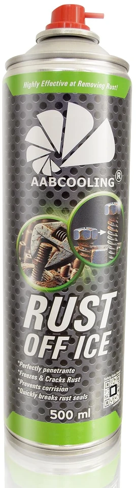 AAB Cooling AABCOOLING rūdžių šalinimo ir užšaldymo purškalas Rust Off Ice, 500 ml, iki −40 °C, K3