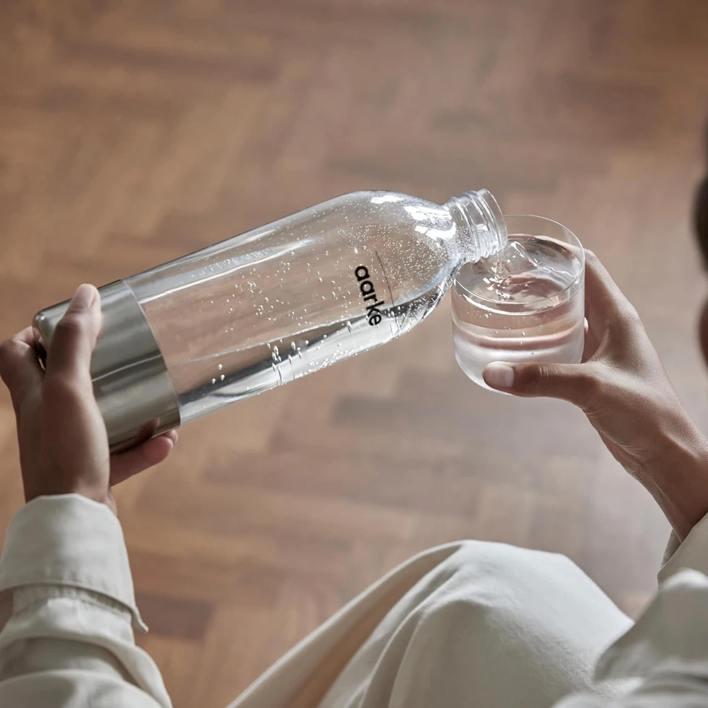 Gazuotų gėrimų gaminimo aparatas SodaStream Enso, nerūdijančio plieno spalvos