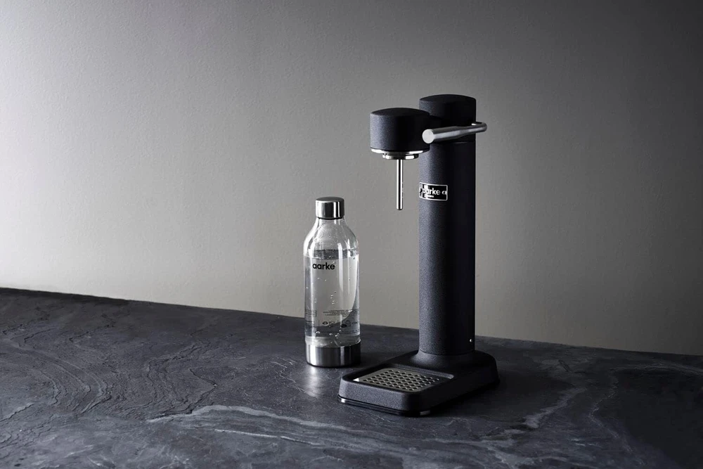 Aarke vandens gazavimo aparatas Carbonator 3, nerūdijantis plienas, juodas matinis, 800 ml