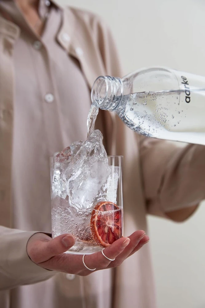 Aarke vandens gazavimo aparatas iš nerūdijančio plieno, 2 PET buteliai 800 ml, Carbonator 3, Sand