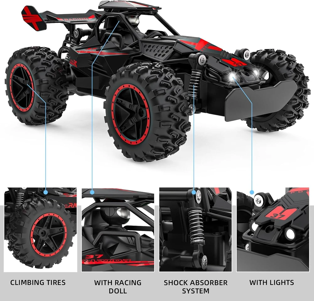 ACAMMZAR nuotoliniu būdu valdomas monster visureigis 1:18, iki 20 km/h, G03096R
