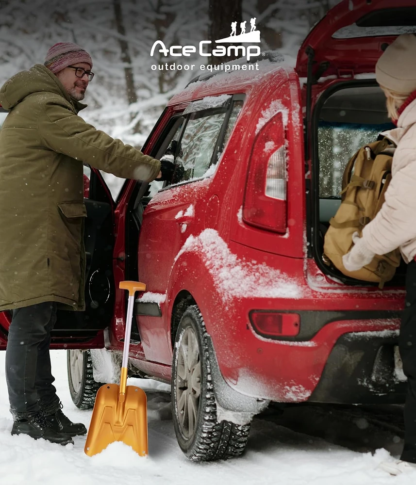 AceCamp sulankstomas aliumininis sniego kastuvas, 65,5 cm, 2592