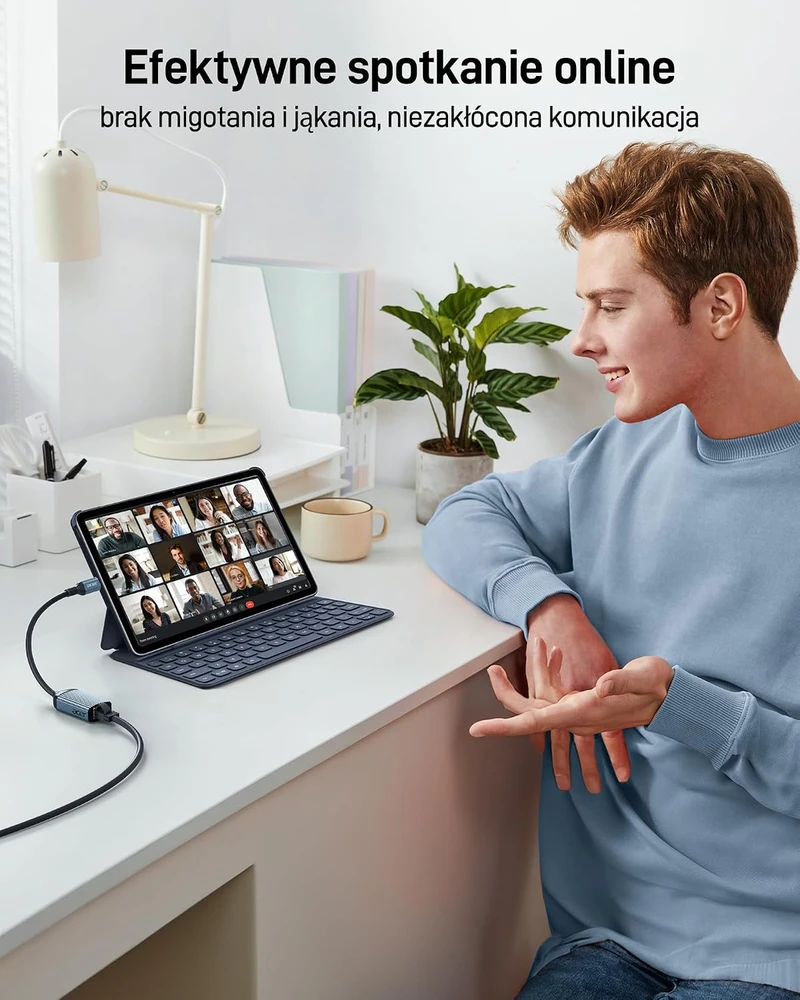 Acer USB-C į Gigabit Ethernet RJ45 tinklo adapteris 1 Gbps ODK440