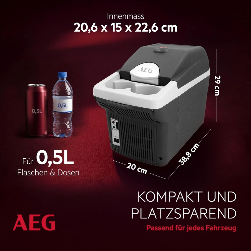 AEG automobilinė termoelektrinė šaldymo dėžė, 6 l, 12 V, šildymo funkcija, Board-Bar BK 6