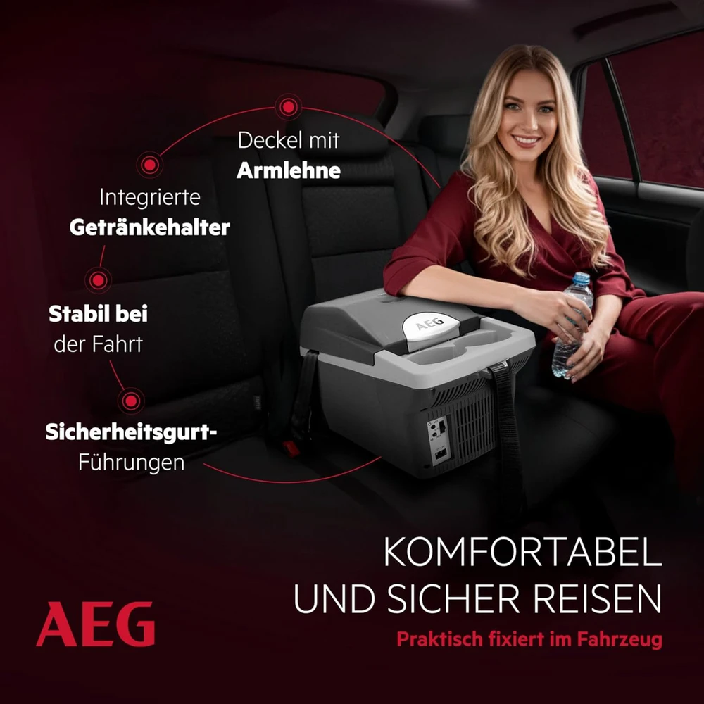 AEG automobilinė termoelektrinė šaldymo dėžė, 6 l, 12 V, šildymo funkcija, Board-Bar BK 6
