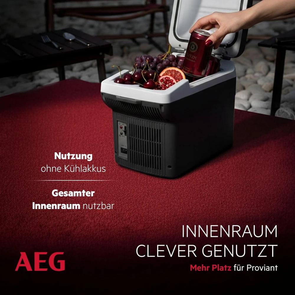 AEG automobilinė termoelektrinė šaldymo dėžė, 6 l, 12 V, šildymo funkcija, Board-Bar BK 6