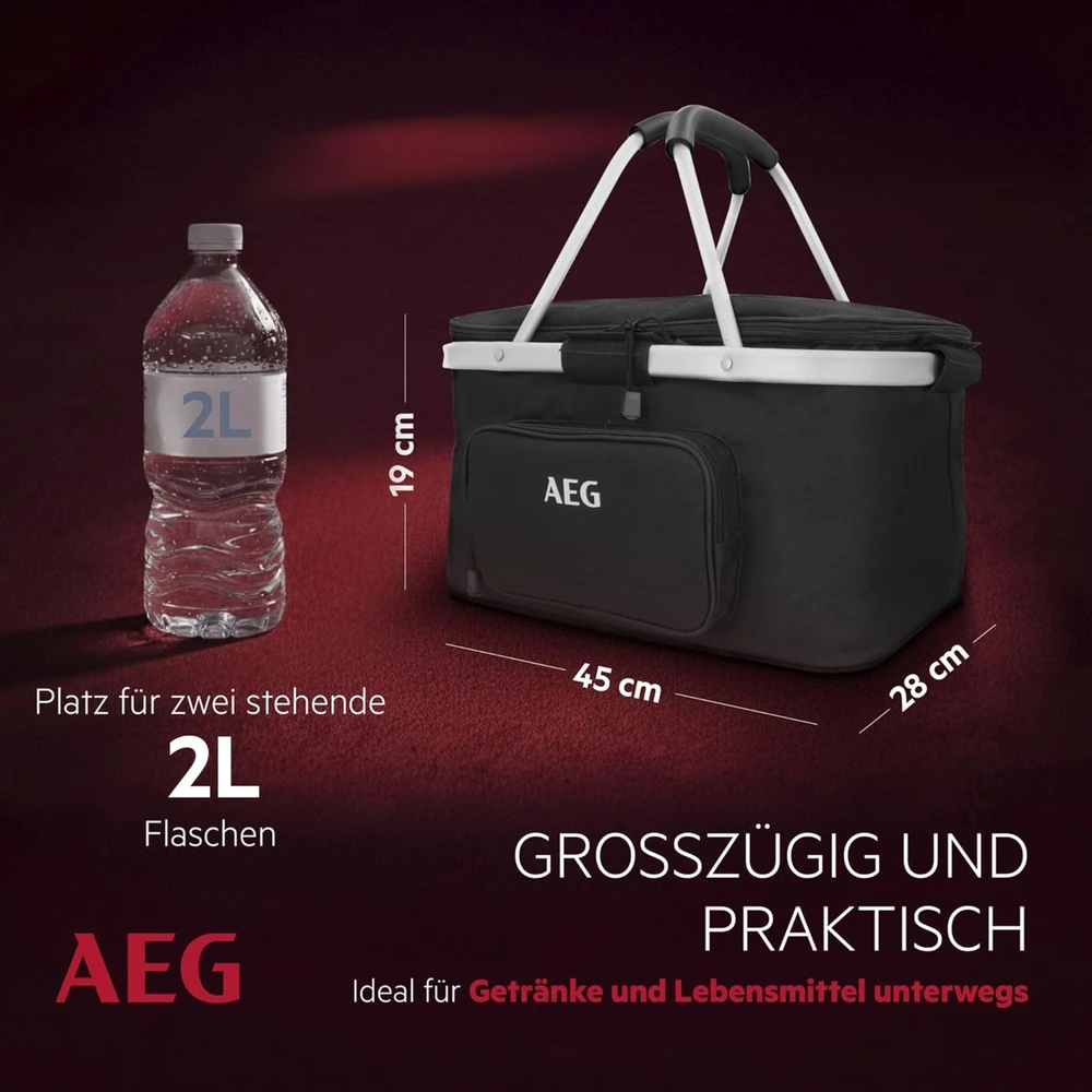 AEG termo krepšys, 26 l, juodas, poliesteris, modelis 10714