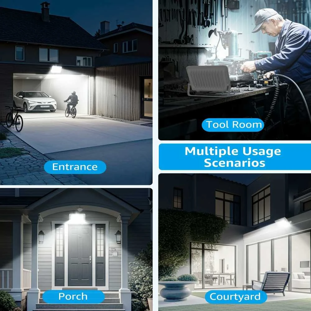 Aigostar išorinis LED prožektorius 50 W, 6500 K, 4500 lm, IP65, balta šviesa