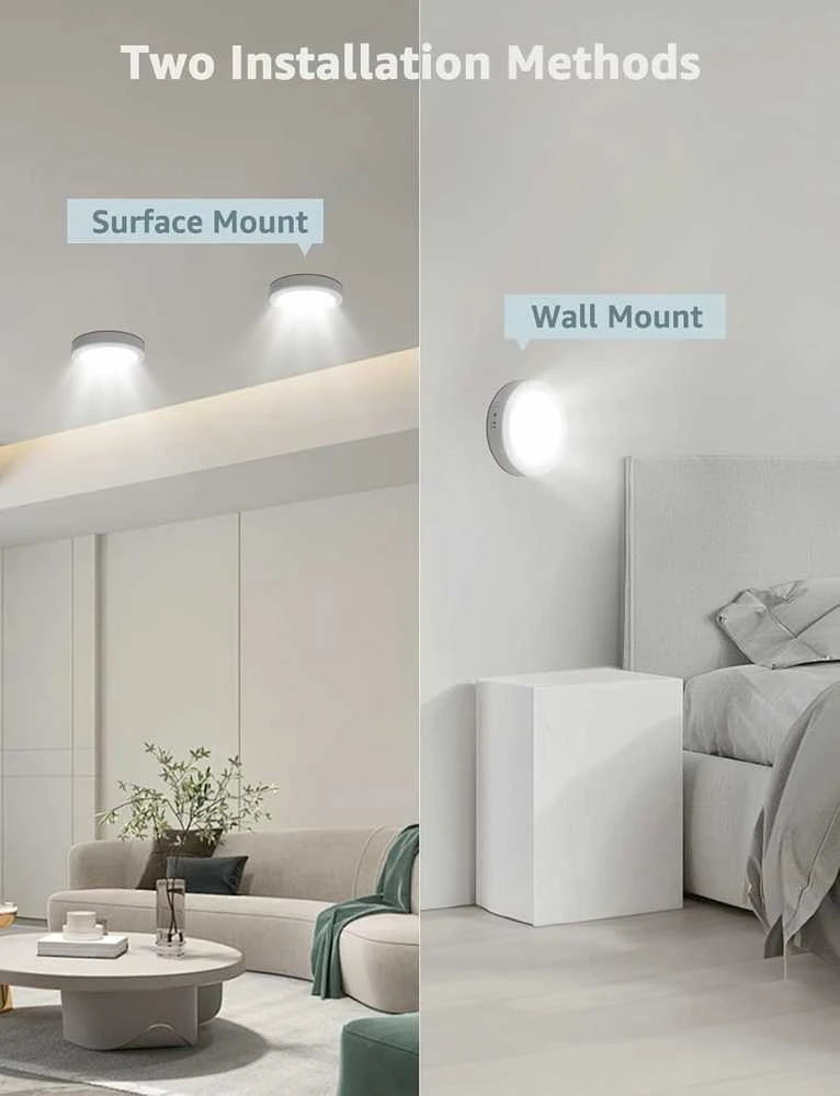 Lubinis šviestuvas Aigostar LED lubinė lempa, 18 W, 2100 lm, 6500 K balta, aliuminio korpusas, Ø17,4 cm, 2 vnt.