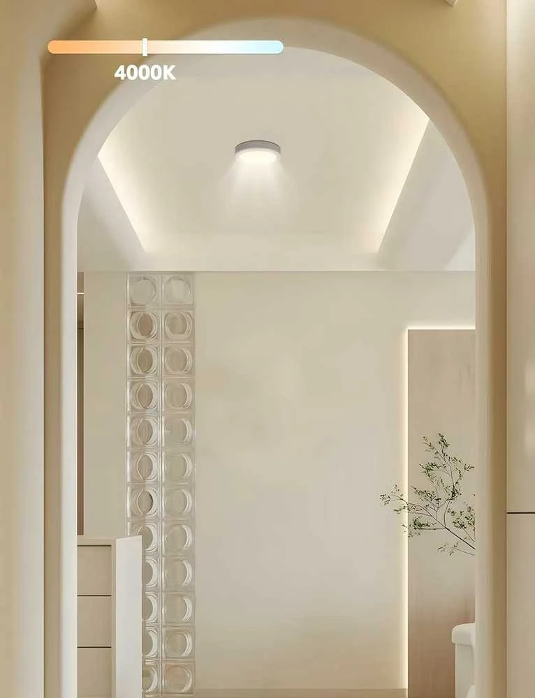 Lubinis šviestuvas Aigostar LED lubų šviestuvas, 18 W, 4000 K, 2100 lm, Ø22,6 cm, 2 vnt.