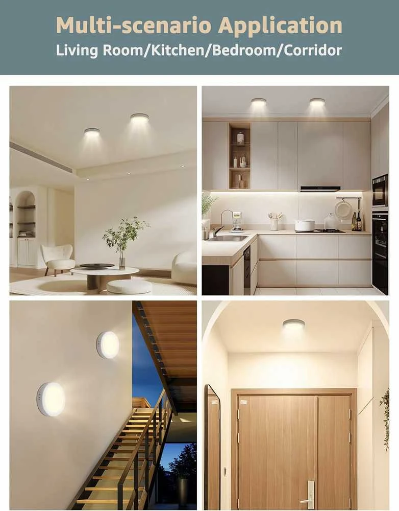 Lubinis šviestuvas Aigostar LED lubų šviestuvas, 18 W, 4000 K, 2100 lm, Ø22,6 cm, 2 vnt.