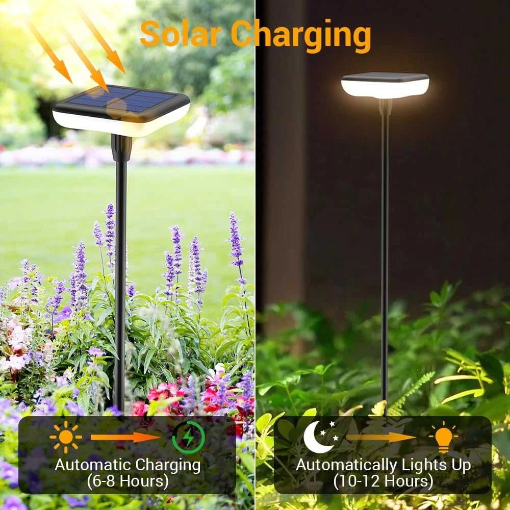 Ainostone saulės šviestuvų rinkinys, lauko LED, IP65, 34 lm, 1000 mAh, 4 vnt., AS0211-eupa