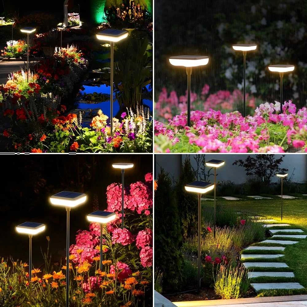 Ainostone saulės šviestuvų rinkinys, lauko LED, IP65, 34 lm, 1000 mAh, 4 vnt., AS0211-eupa