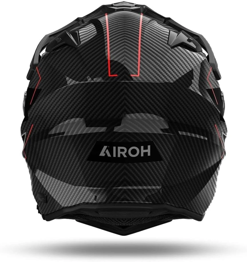 Airoh motociklininko šalmas Full Carbon 6K, blizgus, ECE 22 06, Commander 2 Large