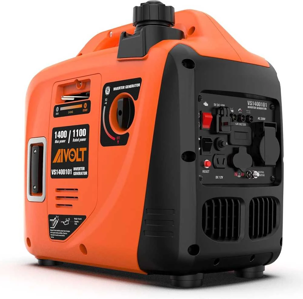 Aivolt "Widmann WM2500W": benzinu varomas nešiojamasis inverterinis generatorius - 650 W