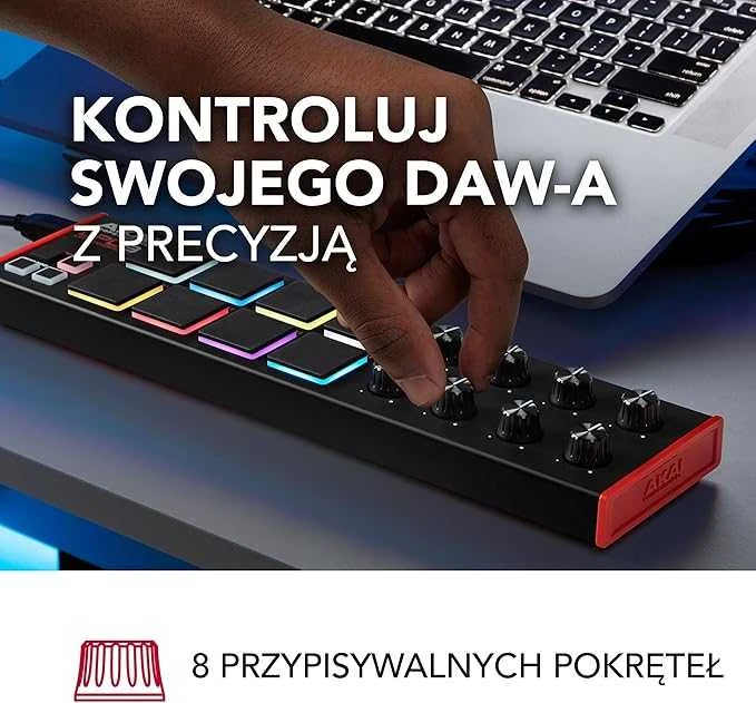 AKAI LPD8 USB MIDI Valdiklis