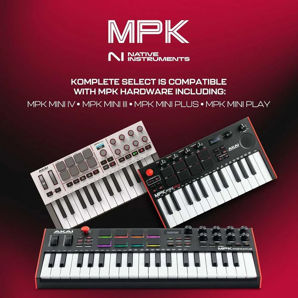 AKAI MPK Mini MK4 - MIDI controller / control keypad, baltas