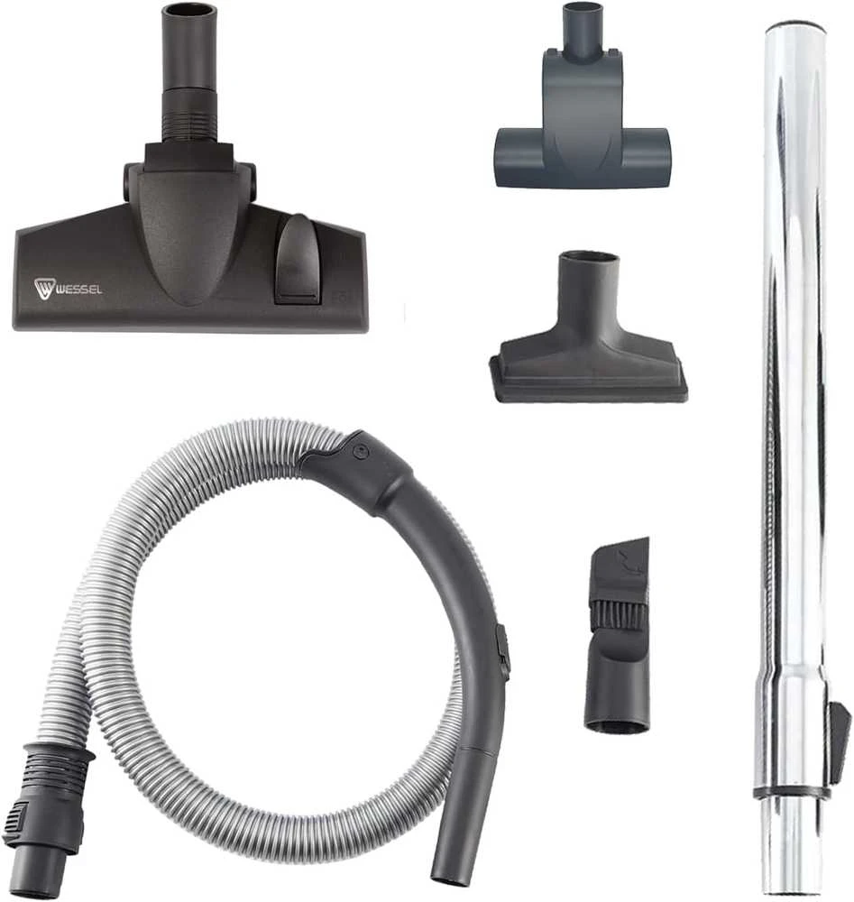 Akitas dulkių siurblys be maišelio 800 W su HEPA filtru ir Wessel Werk 2-in-1 grindų antgaliu C6T