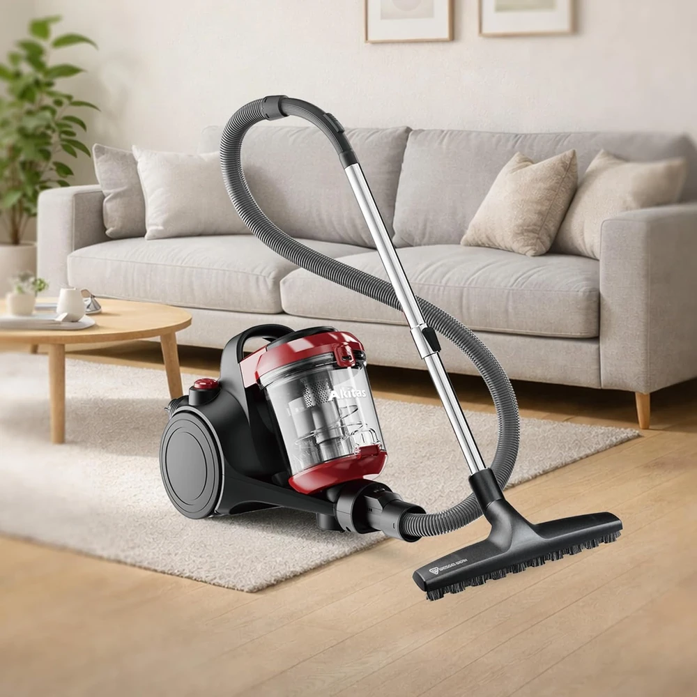 Akitas dulkių siurblys be maišelio su HEPA filtru ir parketo antgaliu C10Parquet