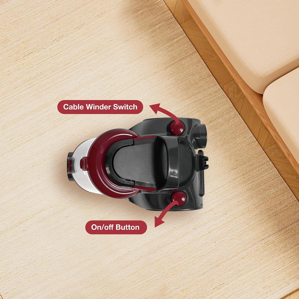 Akitas dulkių siurblys be maišelio su HEPA filtru ir parketo antgaliu C10Parquet