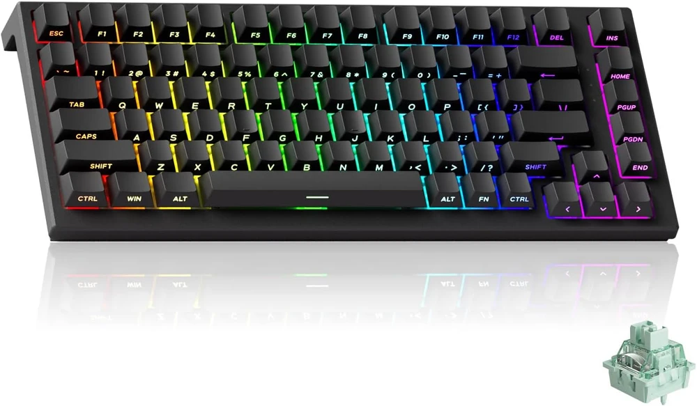 Akko magnetinė žaidimų klaviatūra TAC75, 75%, Rapid Trigger, 8K Hz, ARGB, USB-C