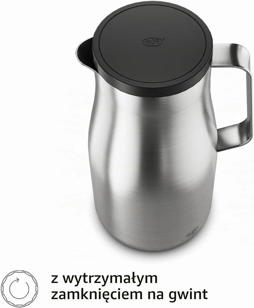 Alfi termosinis ąsotis, 1 l, šilumą išlaiko 12 h, STUDIO TT