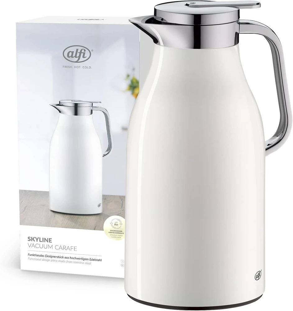 Alfi termosinis ąsotis SKYLINE 1,50l, 1,5 l, matinė kokosų balta